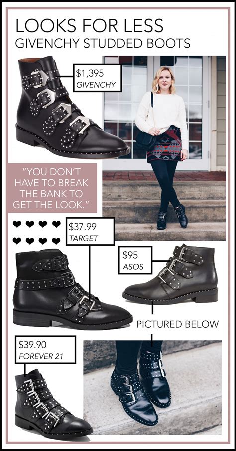 givenchy studded ankle boots dupe|5 Affordable Givenchy Laura Boots Alternatives .